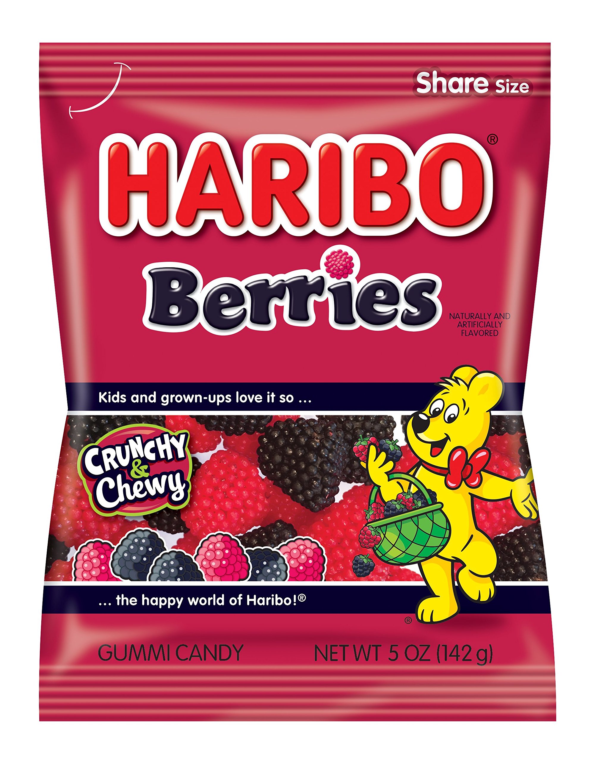 Haribo Gummi Candy, Berries, 5Ounce Bags (Pack of 12) Buy Online in