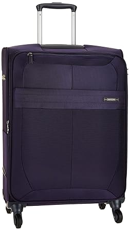 Samsonite Polyester 66 cms Purple Softsided Suitcase (AY0 (0) 91 002)