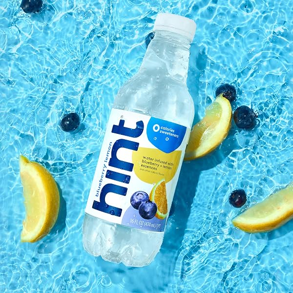 HINT FRUIT-INFUSED BOTTLED WATER, 4-FLAVOR WHITE VARIETY PACK – SUGAR FREE FLAVORED WATER WITH ZERO CALORIES, NATURALLY FLAVORED, AND NO ARTIFICIAL SWEETENERS – 16 FL OZ (PACK OF 12)