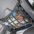 Bespeur Car Ceiling Cargo Net with 3 Pockets,31.5"x21.6" Reduce Sagging Car Storage Mesh Organizer,Double Layer Roof Mesh Camping Overlanding Gear Must Haves Cargo Net,Road Trip Essentials
