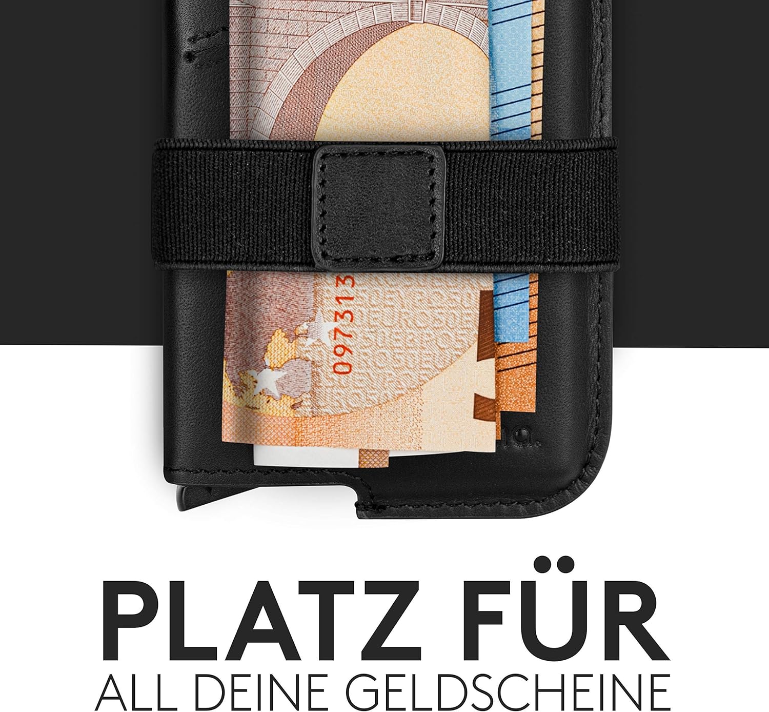 arcoma. Slim Wallet - Echtleder Kartenetui mit RFID Schutz