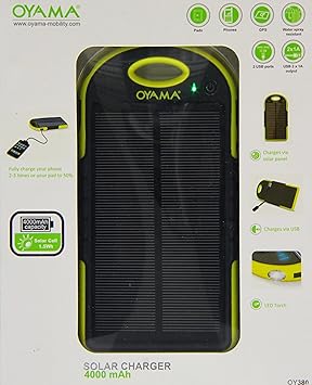 chargeur solaire oyama oy380 notice