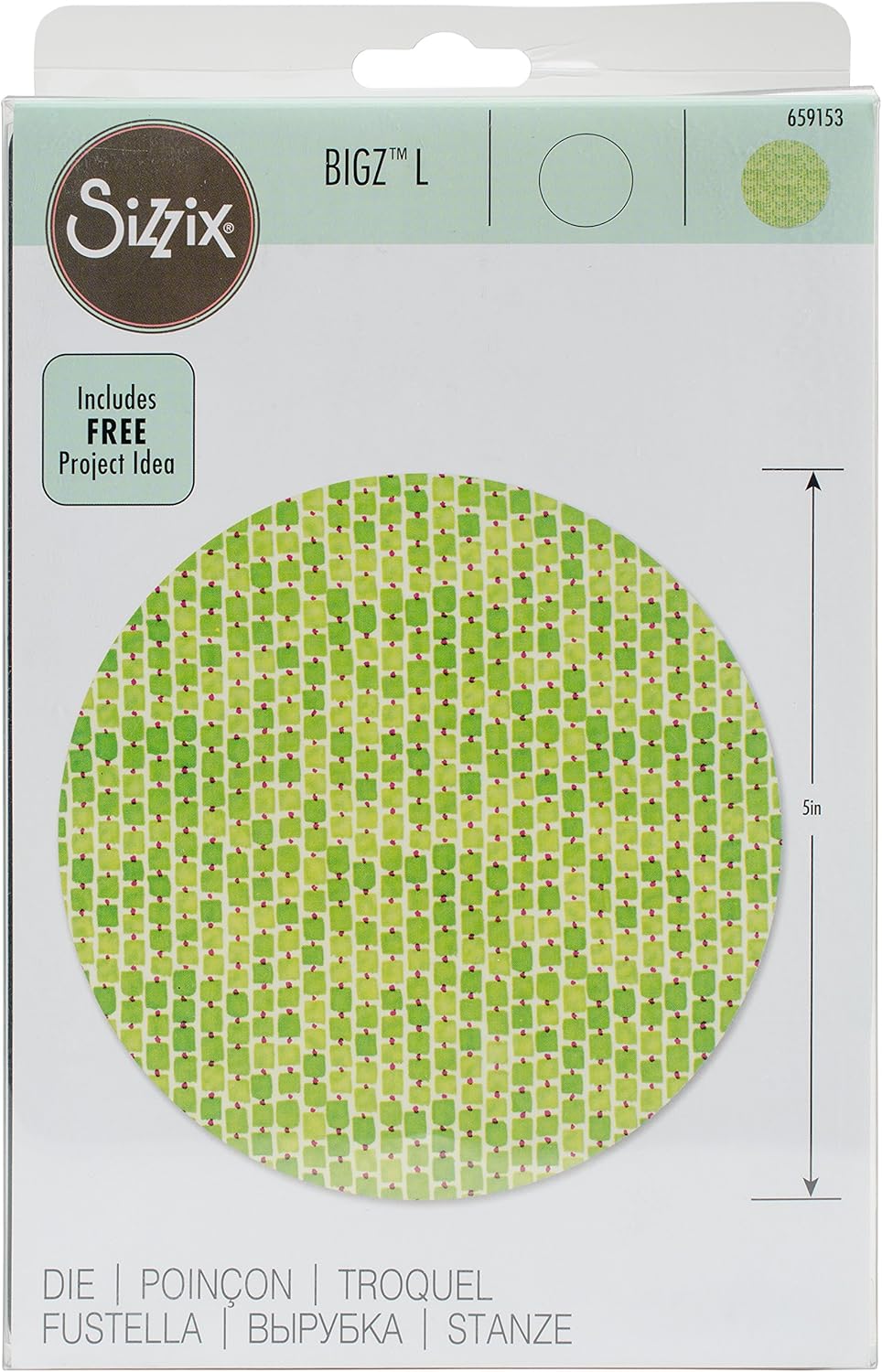 Sizzix Bigz Die, Circle, 5" (Fabi Edition) Amazon.co.uk Kitchen & Home