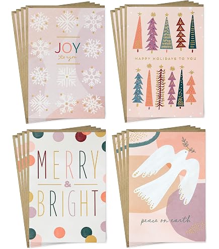 holographic christmas cards Amazon.com : Hallmark Boxed Christmas Cards Assortment, Holographic Foil (6  Designs, 36 Cards with Envelopes) : Office Products