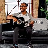 3rd Avenue XF 3/4 Size Classical Guitar Bundle with Nylon Strings Capo Gig Bag view 5