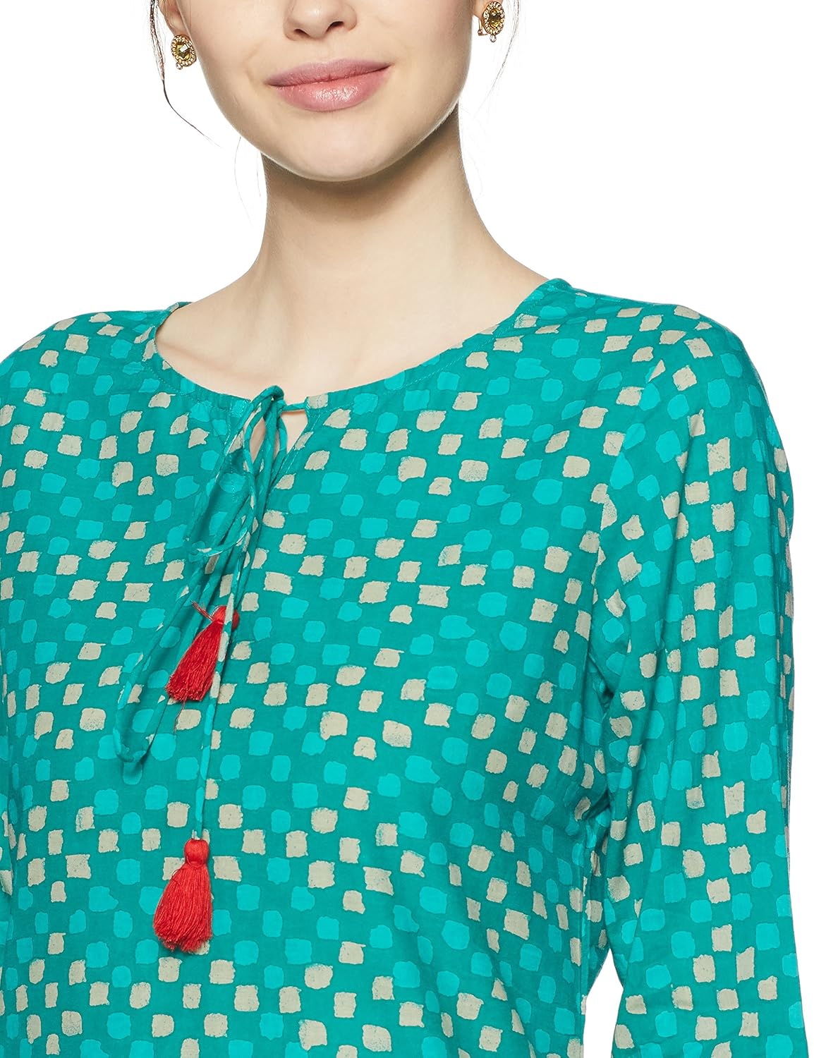 amazon brand- myx women's straight kurta