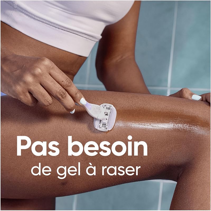Lames de Rasoir Femme, 4 Rechanges ComfortGlide Breeze