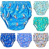 Max Shape Waterproof Rubber Training Underwear for Toddlers,Toddler Plastic Potty Training Underwear Toddler Rubber Swim Diaper Cover