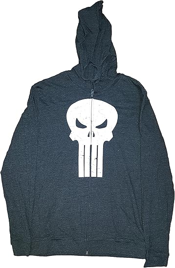 punisher zip hoodie