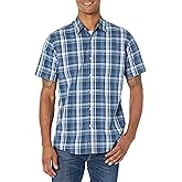 Amazon Essentials Men's Regular-Fit Short-Sleeve Poplin Shirt