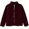 Amazon Essentials Girls' Sherpa Fleece Full-Zip Jacket
