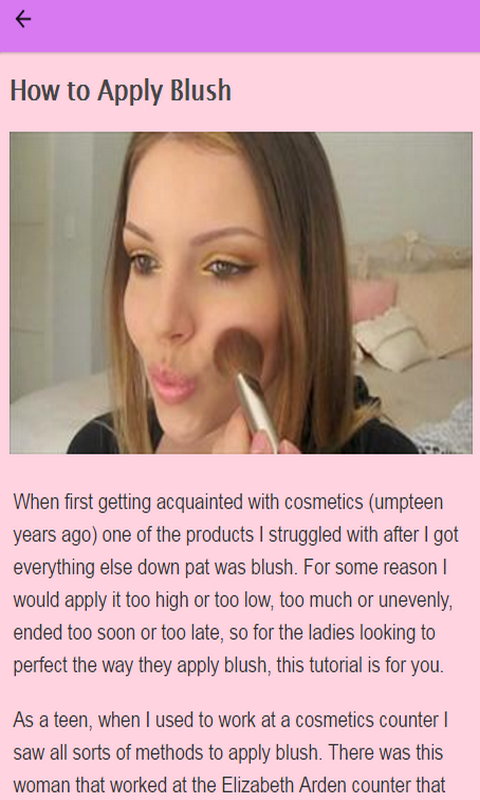 How To Apply Blush