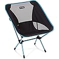 Helinox Chair One Original Lightweight, Compact, Collapsible Camping Chair, Black/Blue