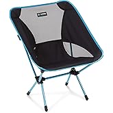 Helinox Chair One Original Lightweight Compact Collapsible Camping Chair Black/Blue, 2.1lbs Outdoor Chairs, Camping Chairs for Adult,Portable Chairs for Outside, Backpacking, Picnic, Adventures