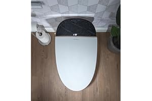 Casta Diva Smart Toilet with Built-in Tank for Low Water Pressure, Hands-Free Auto Open/Close, Foot Kick Flush, Auto Flushing, Blackout Flush, 1.06GPF Heated Toilet with Temp Display(CD-Y010Pro)