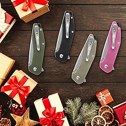 FLISSA Pocket Knife, Folding Tactical Knife with