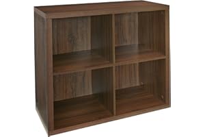 ClosetMaid 6108 Decorative Storage 4 Cube Organizer, Dark Chestnut