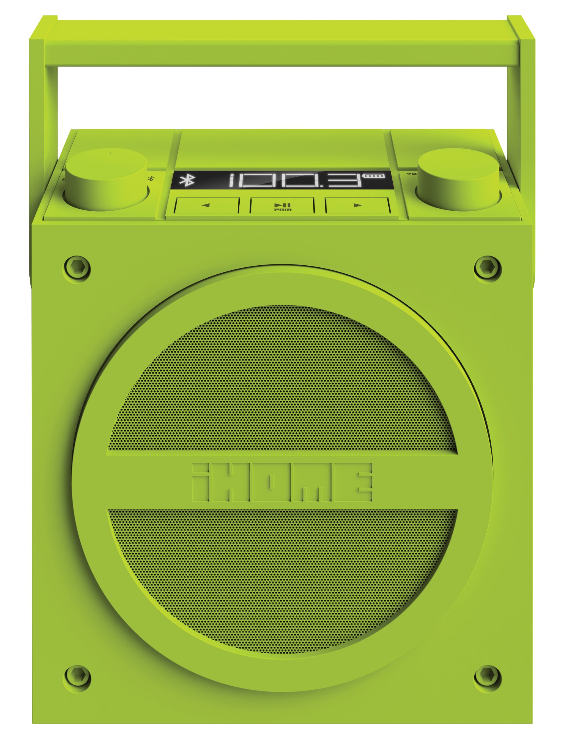 IHome IBT4 Bluetooth Boombox With FM Radio (Green) on Galleon Philippines