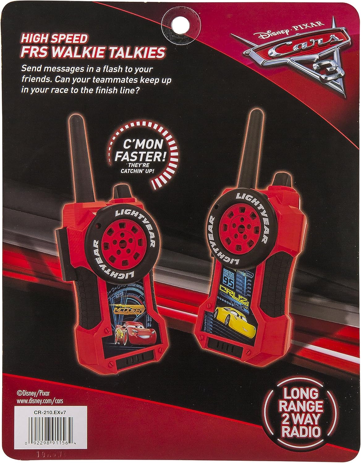 disney cars walkie talkies