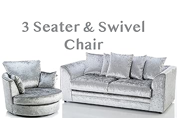 The Sofa Bed Factory High Quality Candice Crushed Velvet Fabric