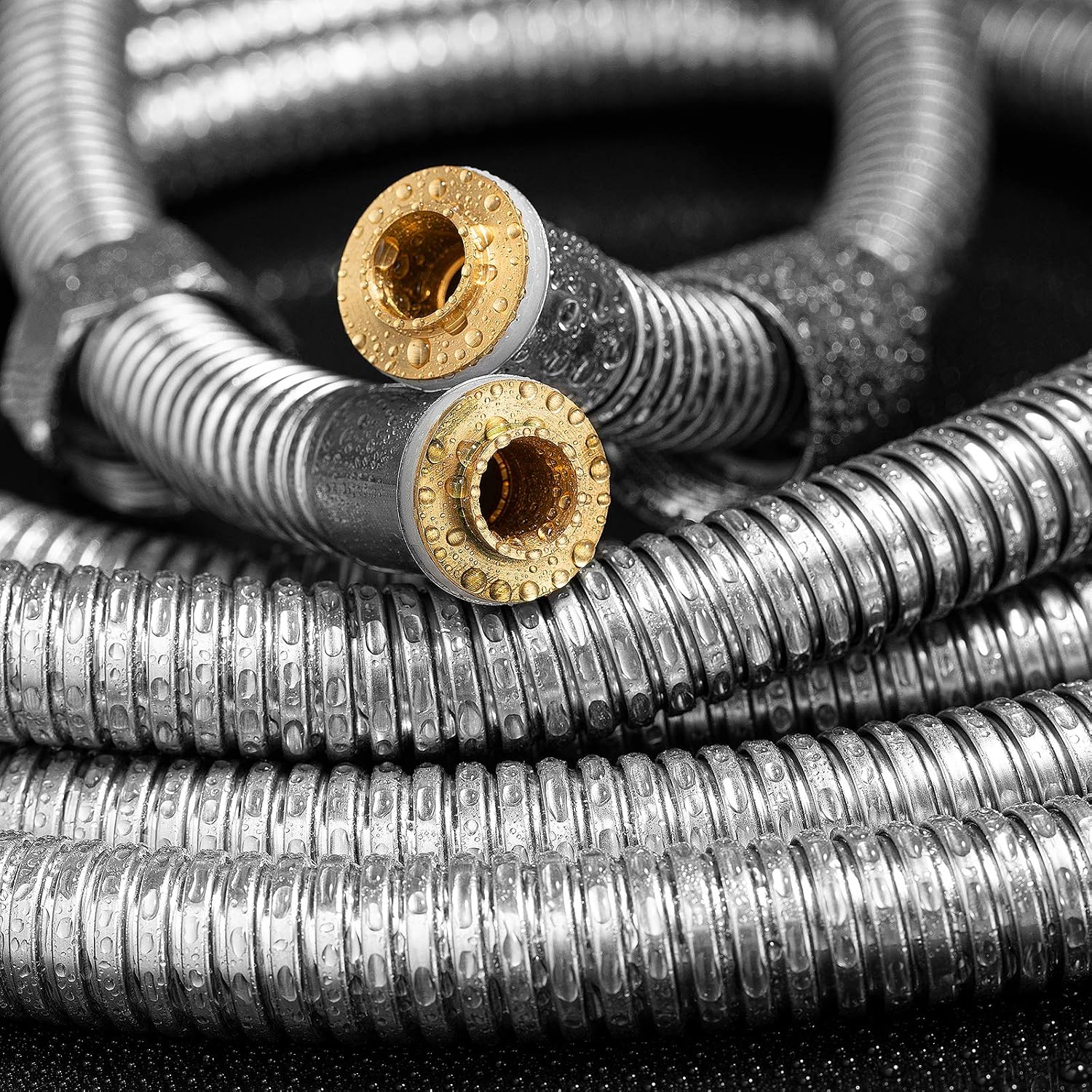 Aopoy Long Shower Hose 4m, 157" Metal Stainless Steel Shower Pipe, Anti-Kink and Leakproof, Bathroom Shower Cable, Easy DIY Replacement - Image 4