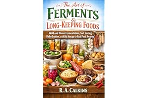 The Art of Ferments & Long-Keeping Foods: Wild and Home Fermentation, Salt Curing, Dehydration, and Cold Storage for Real Foo
