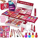 Star Princess Kids Makeup Set - Non-Toxic Washable Make Up Kit for Girls - Pretend Play Toy Birthday Gift Idea for Girls Ages