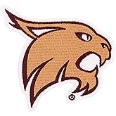 Desert Cactus Texas State University Patch – Embroidered Iron On/Sew On Applique for Blazers, Jackets, Backpacks, Bags, Hats & Tactical Gear – Texas State Bobcats (Patch - Design D)