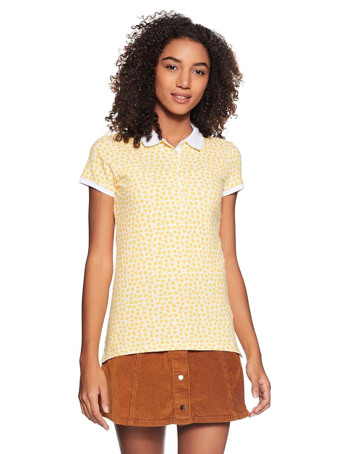 gap women's short sleeve printed polo