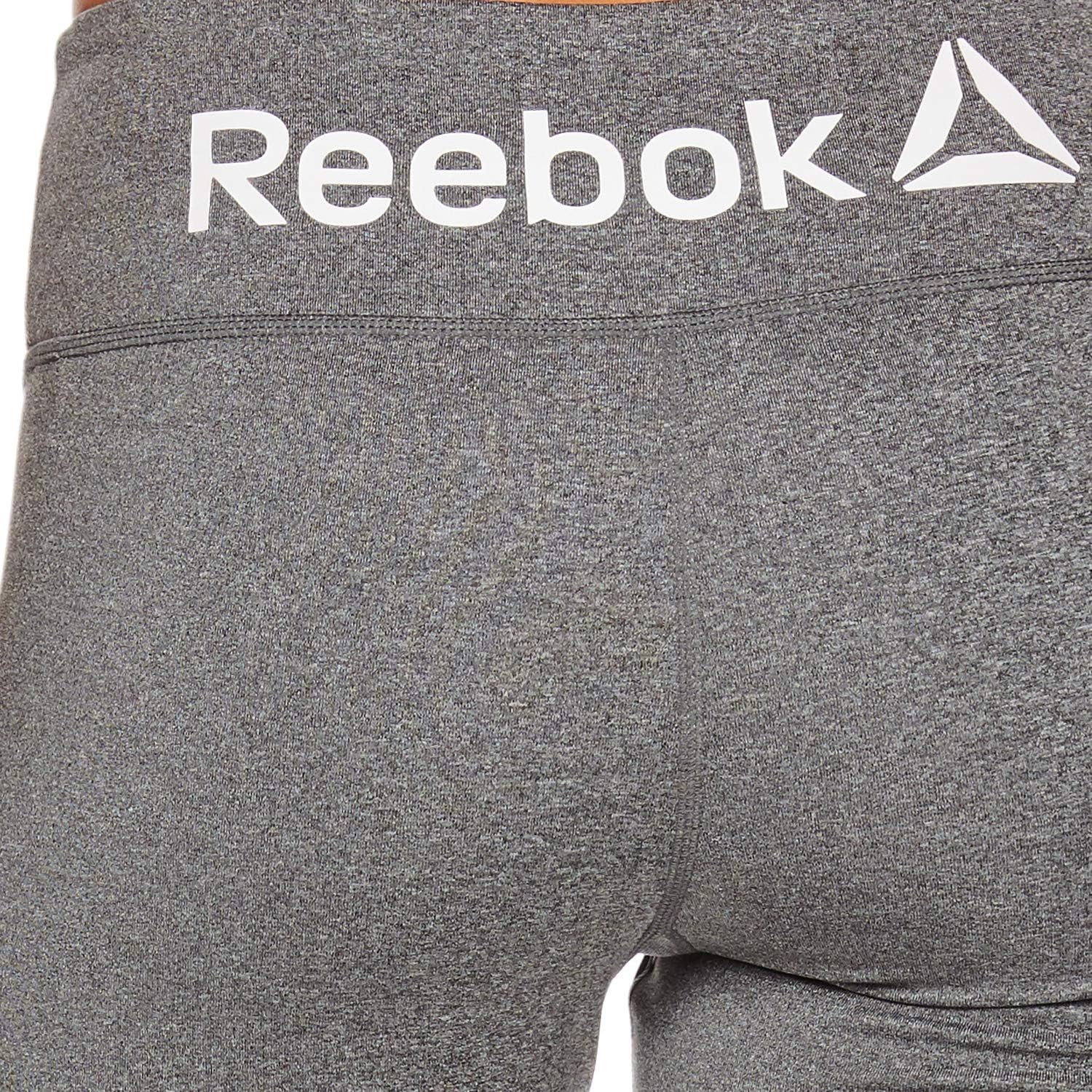 Reebok Women's Compression Running Shorts - High Waisted Performance Workout Short : Clothing