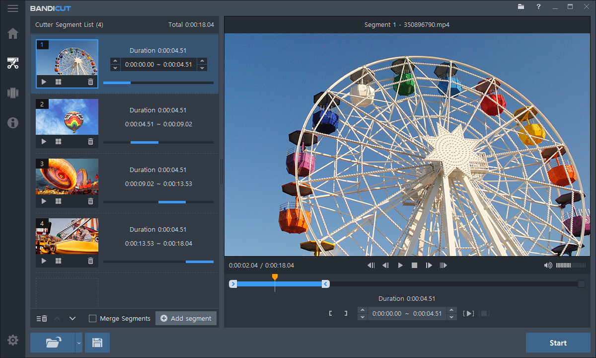 Bandicut Video Cutter, Joiner & Editor for Windows [Download] - Thumbnail 5