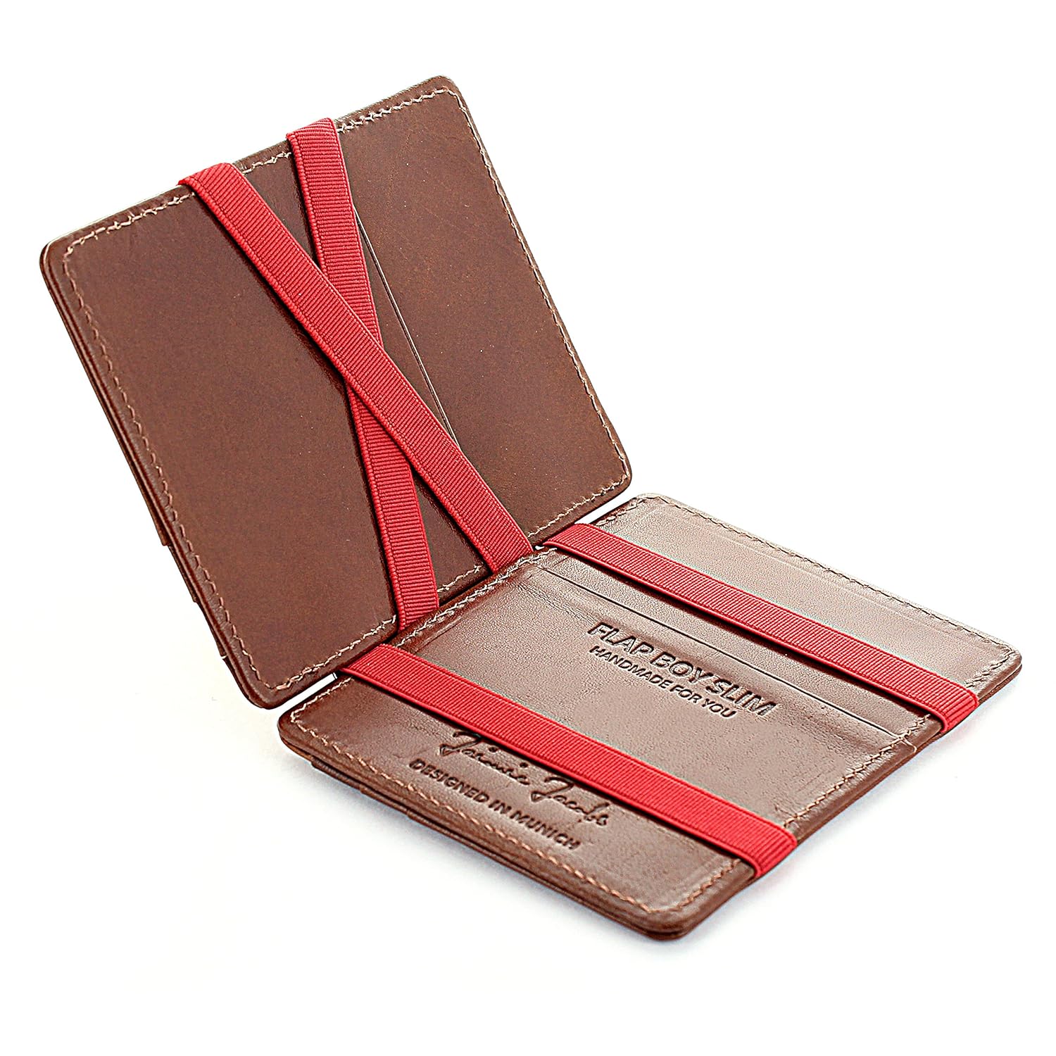 Jaimie Jacobs ® Cartera Mágica Flap Boy Slim el Original Magic Wallet