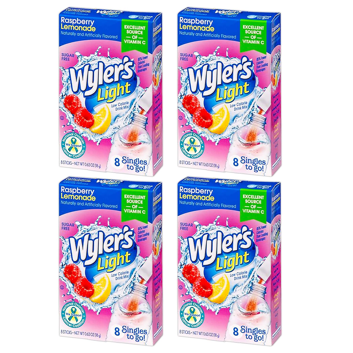 Wyler's singles Raspberry lem 12/8pk (072392352289)