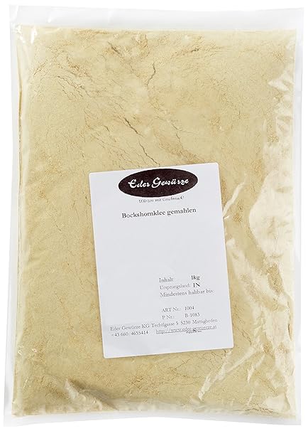 Eder Gewürze - Bockshornklee gemahlen - 1 kg, 2er Pack (2 x 1 kg)