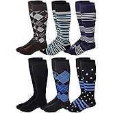 Different Touch Dr. Shams 6 pairs pack everyday Cotton compression knee high socks