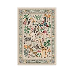 RUGGABLE x Iris Apfel Machine Washable Modern Area