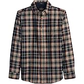 Pendleton Men's Lodge Shirt - Warm and Durable Wool Flannel Shirt, Classic Button-Up Plaid Shirt for Outdoor Adventures