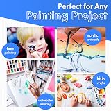 Crafts 4 ALL Acrylic Paint Brushes 18 Pack Nylon Hair Art Set view 4
