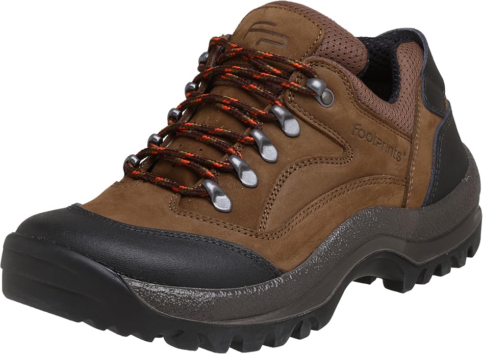 FOOTPRINTS Men's Alpine Hiking Boot, Dark Brown, 41 W EU (US Men's 88.5 W