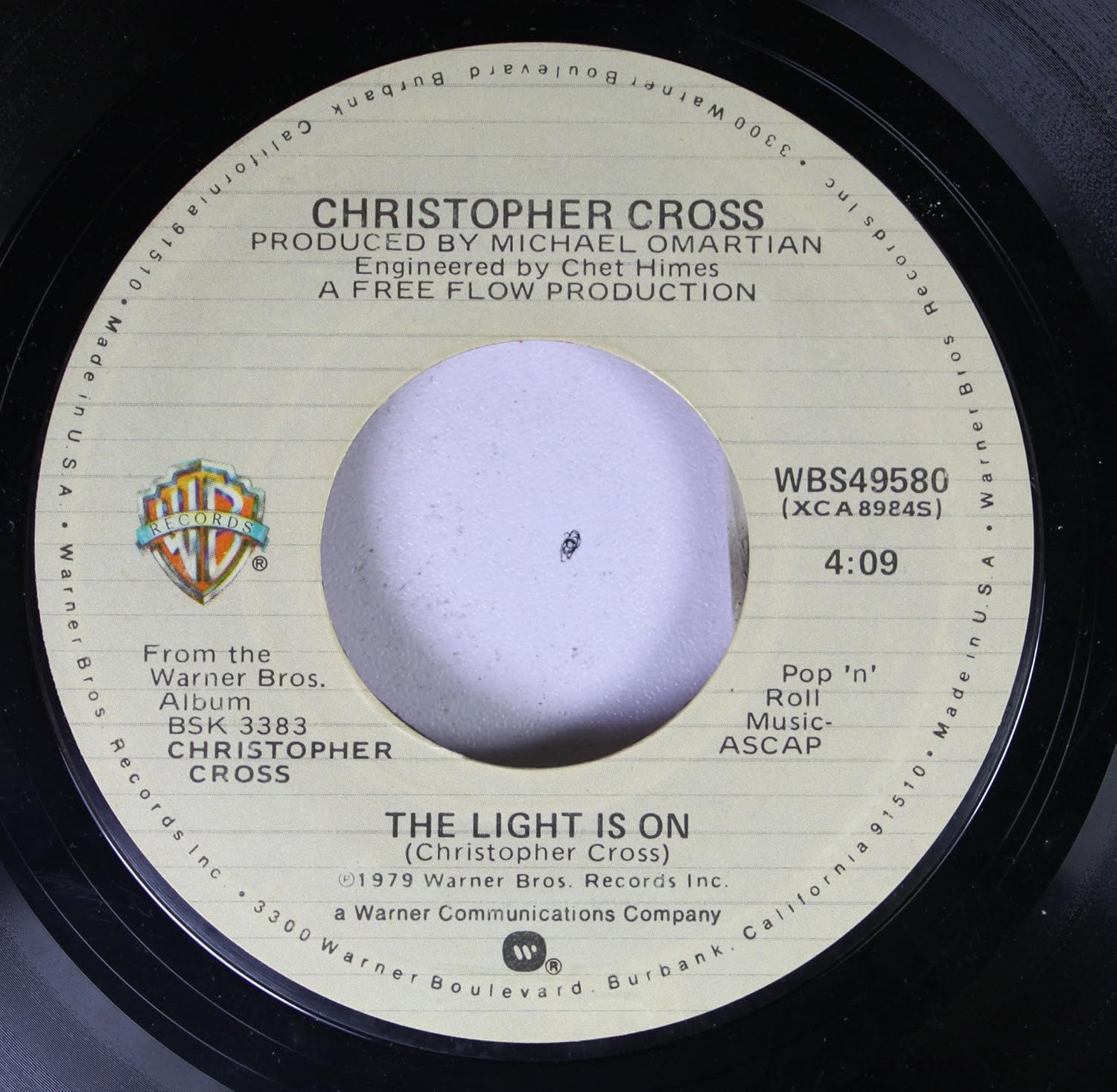 Christopher Cross Never Be The Same christopher cross 45 RPM the light is on / never be the same: Amazon.fr