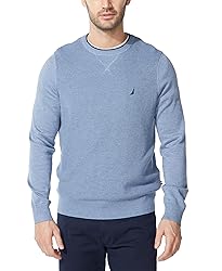 Nautica Men's Ribbed Sweater, Deep Anchor