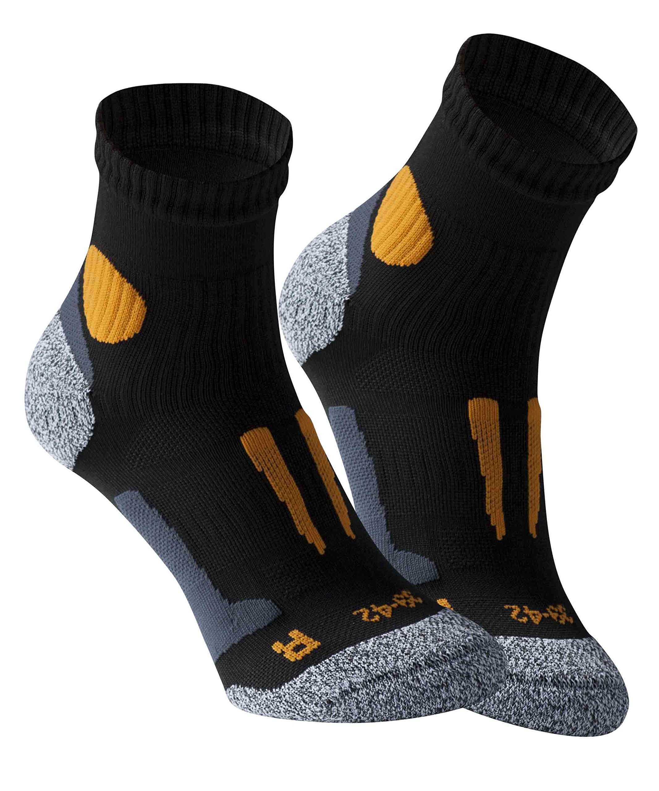 2 Pair Original VCA® Performance Quarter - Running socks"SPEED" Special Padded protection points, UNISEX