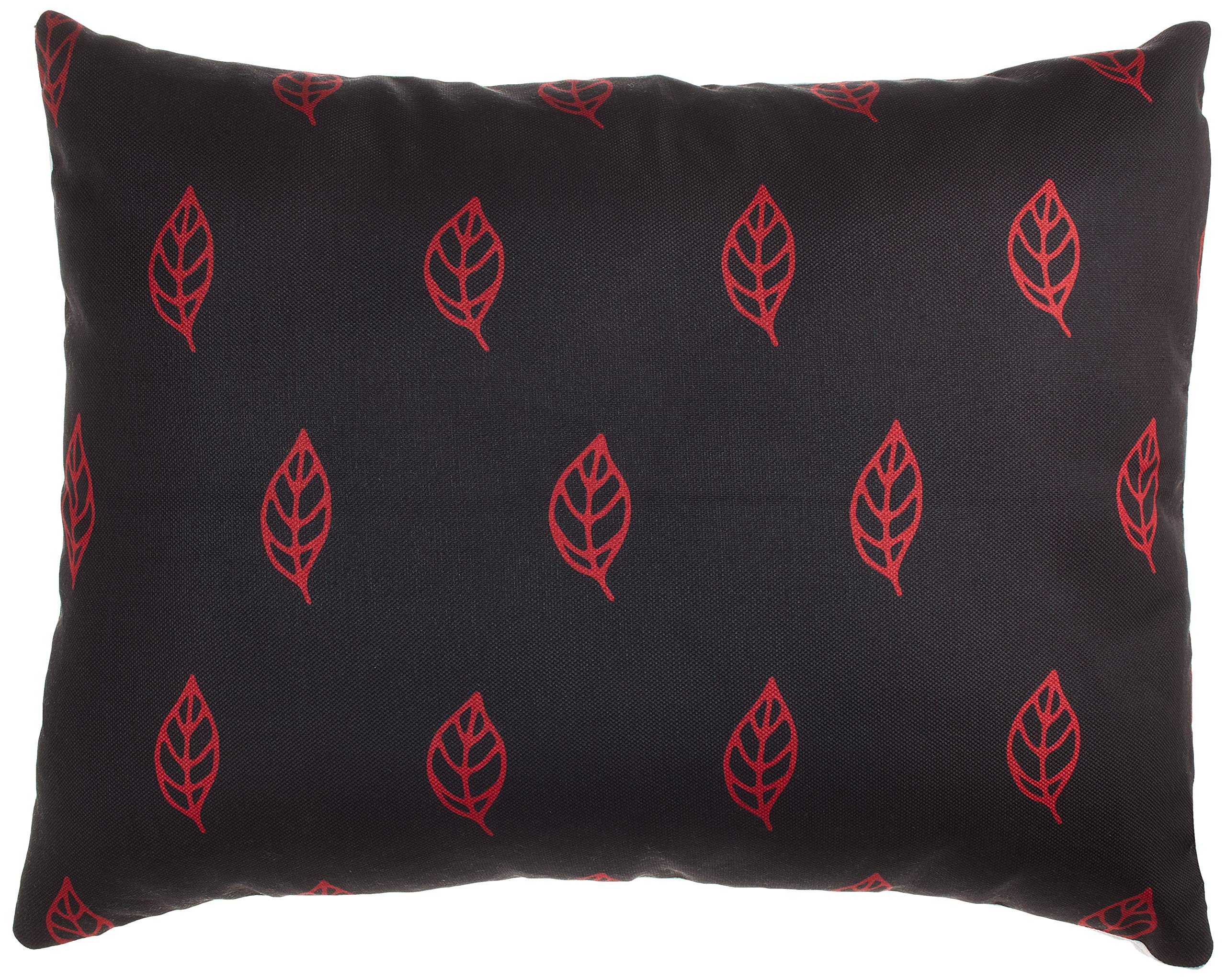 BonaMaison Decorative Cushion Cover, Red Black Throw Pillow Covers, Home Decorative Pillowcases for Livingroom, Sofa, Bedroom, Size: 45X60 Cm - Designed and Manufactured in Turkey
