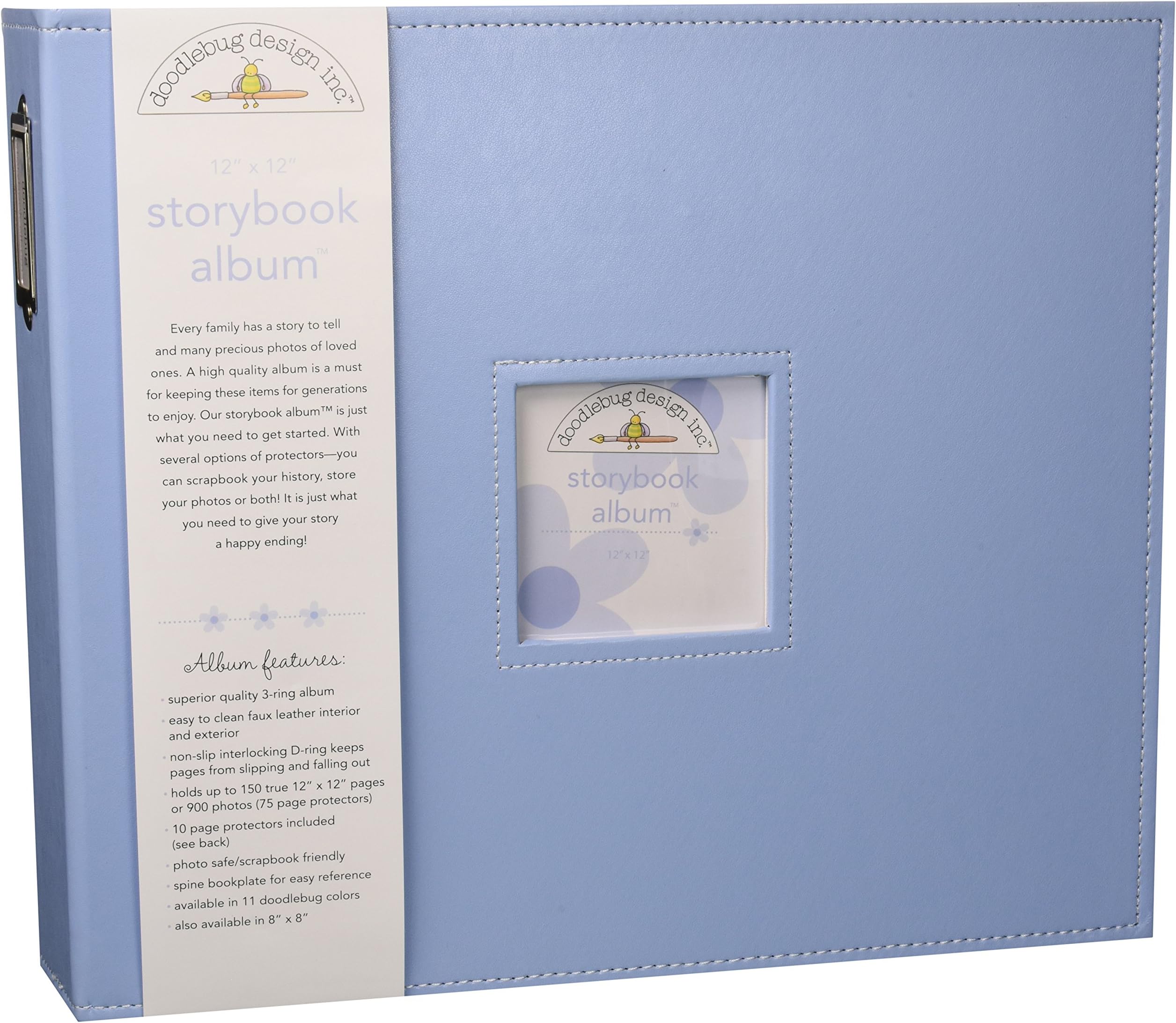 Albums 12 x 12-inch Doodlebug Designs Bubble Blue Storybook