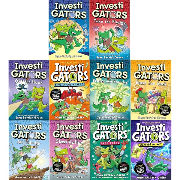 InvestiGators Series by John Patrick Green 9 Books Collection Set