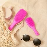 Tangle Teezer Mini Ultimate Detangler Runway Pink - Wet & Dry Hair Brush view 6