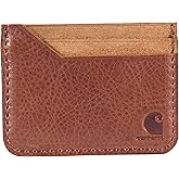 Carhartt Men's Rugged Patina Leather Wallets, Available in Multiple Styles and Colors