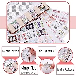 Mr. Pen- Bible Tabs, 120 pcs, Floral