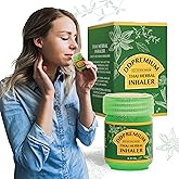 DDPremium Thai Herbal Inhaler with Menthol &amp; Essential Oil - Natural Thai Inhaler for Enhanced Breathing, Promotes Clearer Nasal Passages - Yadom Refreshing Pack of 1