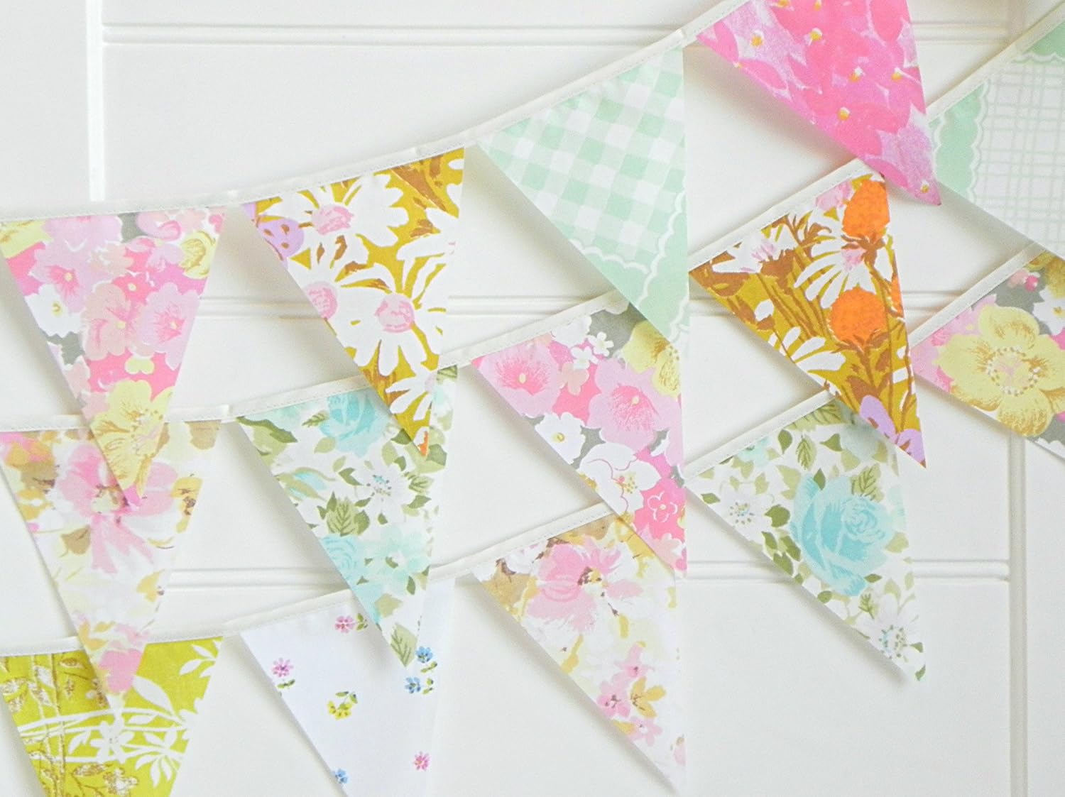 pink nursery bunting